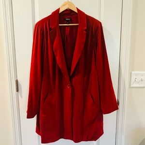 Torrid Vibrant Red Suit Jacket